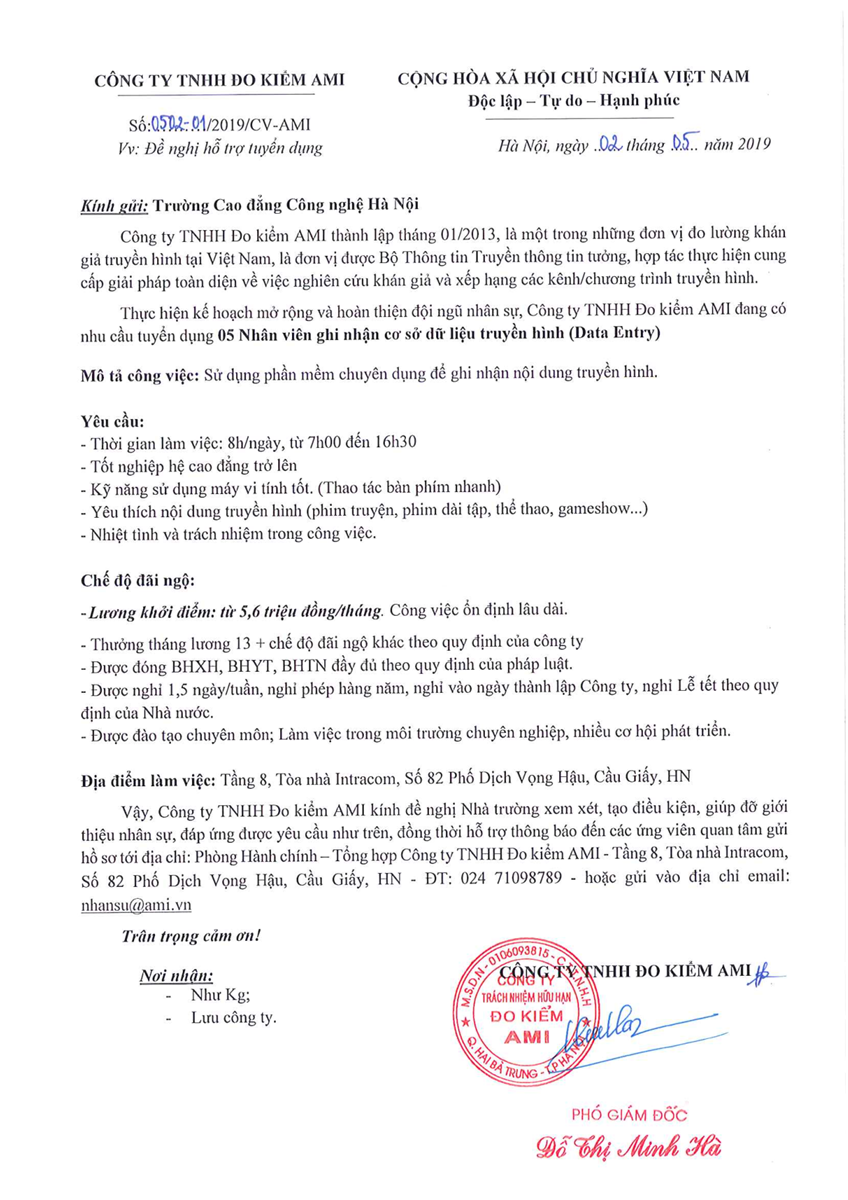 Tuyển dụng lao động