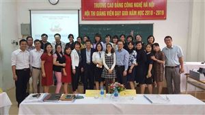 Hội thi giảng viên dạy giỏi cấp trường năm học 2018-2019